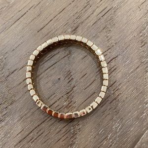 Roxanne Assoulin gold plated enamel chevron bracelet